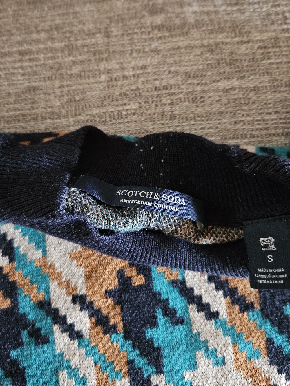 Scotch & Soda Men’s Navy Blue Sweater - Picture 3 of 4
